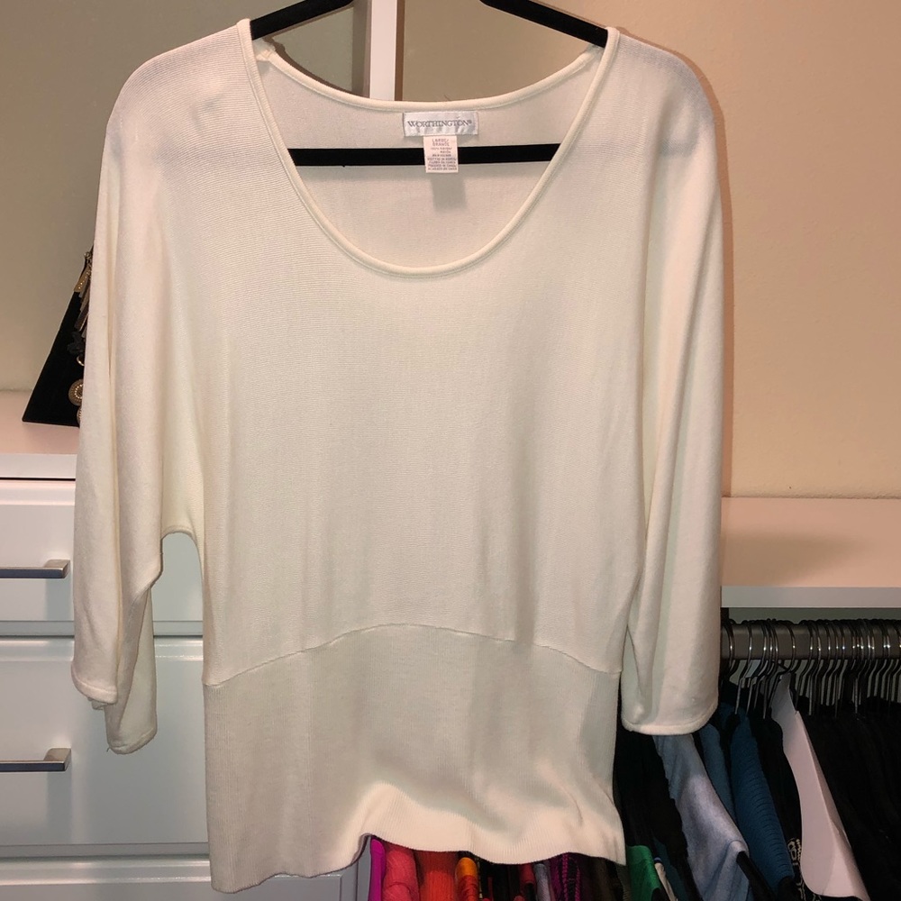 Dolman sleeve top